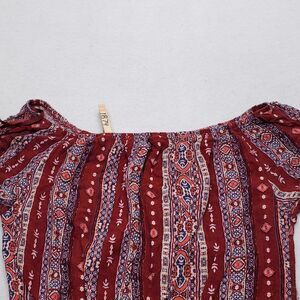 Hollister Short Sleeve Casual One Piece Womens Size Small S Red